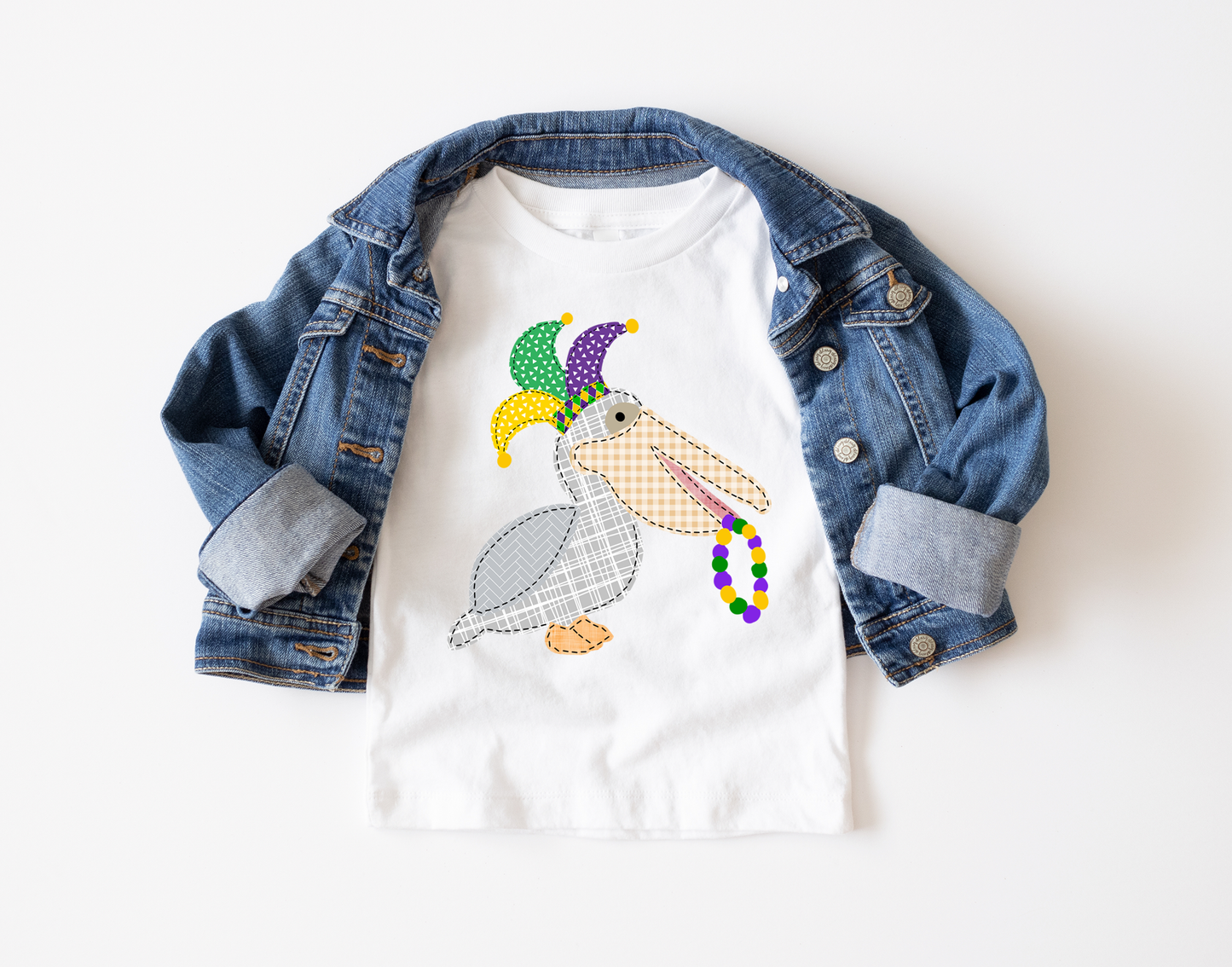 Mardi Gras Pelican Shirt