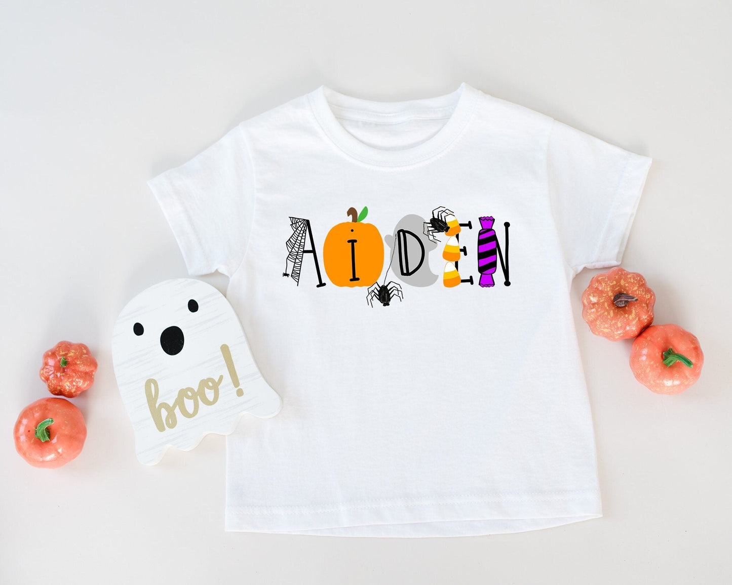 Halloween Alphas Name Shirt - Boy