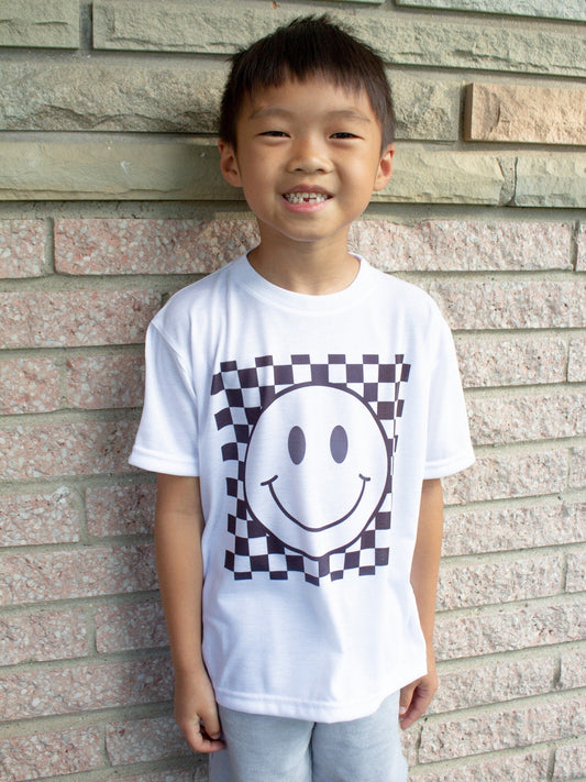 Checker Smiley Shirt