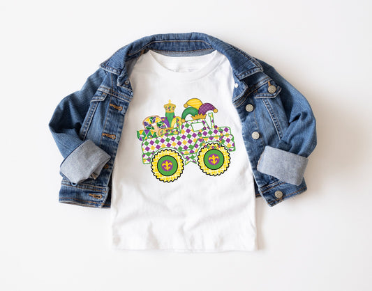 Mardi Gras Monster Truck Shirt