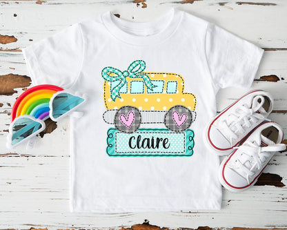 School Bus Shirt - Girl