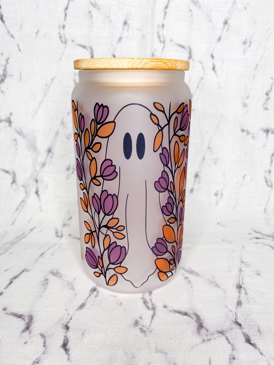 Halloween Ghost Glass Cup