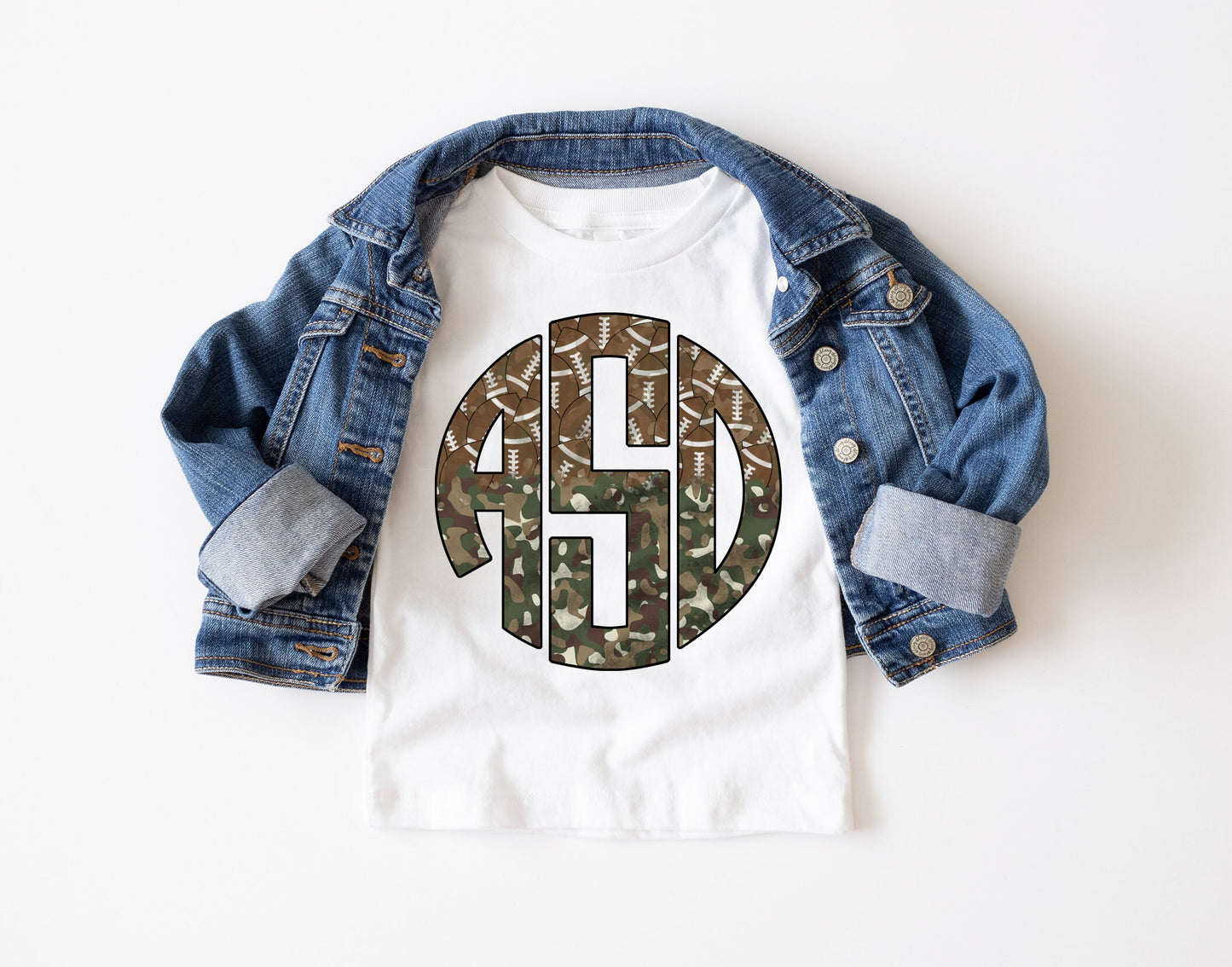 Football Camo Monogram Shirt