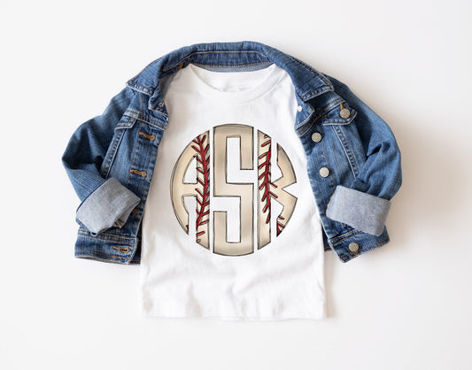 Baseball Monogram Shirt