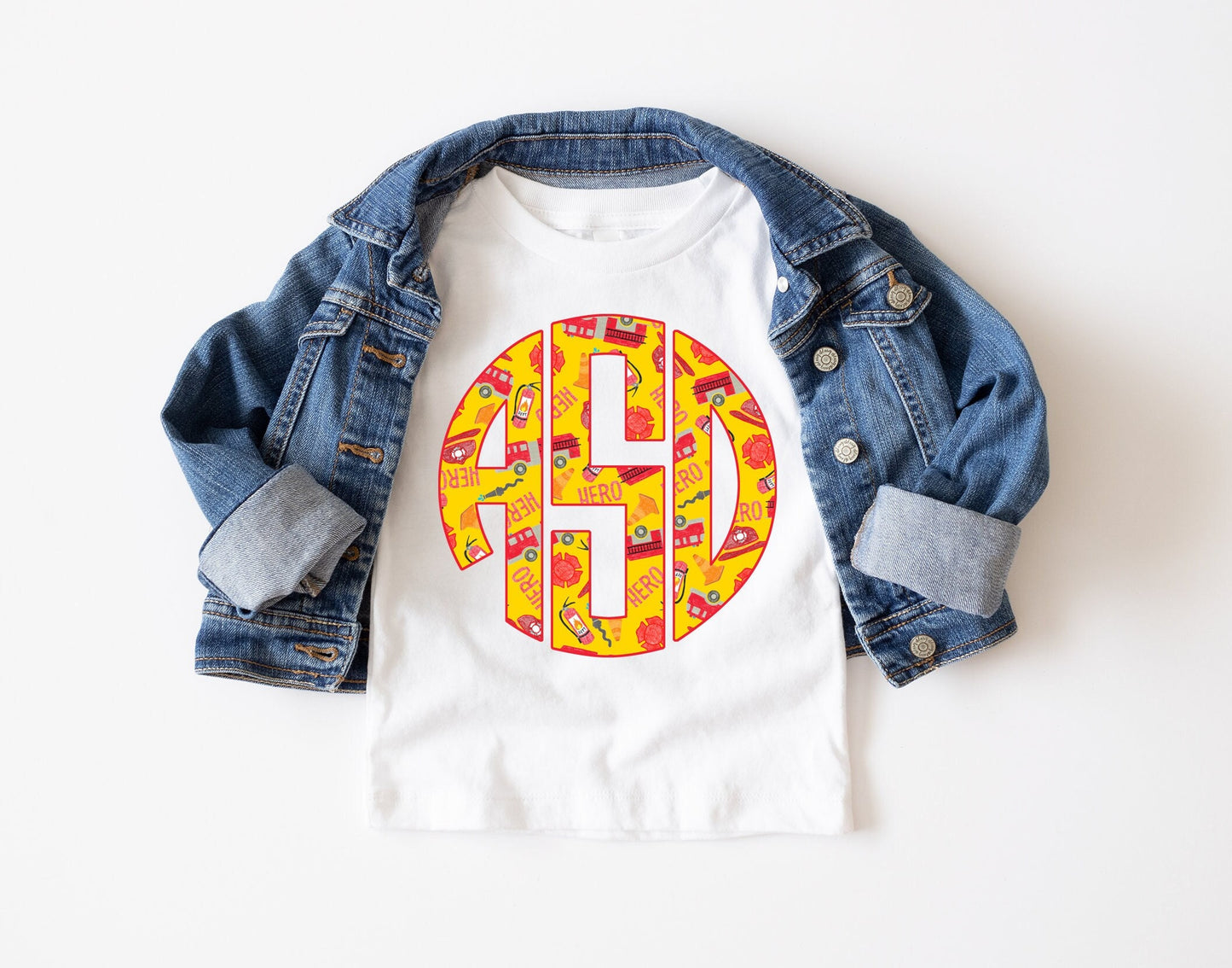 Firetruck Monogram Shirt